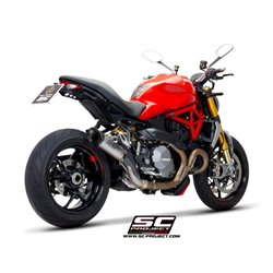 SC-Project Uitlaat S1 | Zilver | Ducati 1200 Monster