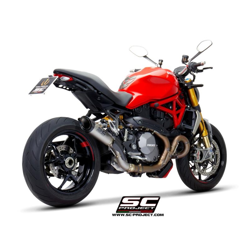SC-Project Exhaust S1 | Silver | Ducati 1200 Monster