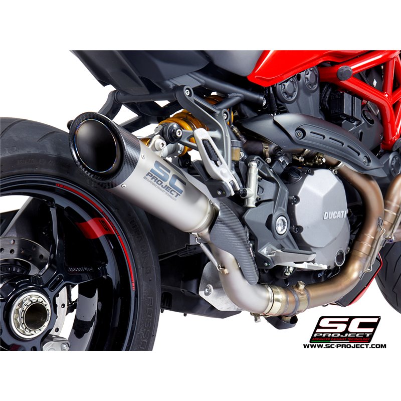 SC-Project Exhaust S1 | Silver | Ducati 1200 Monster