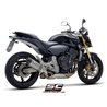 SC-Project Exhaust Oval | Carbon | Honda CB600F Hornet