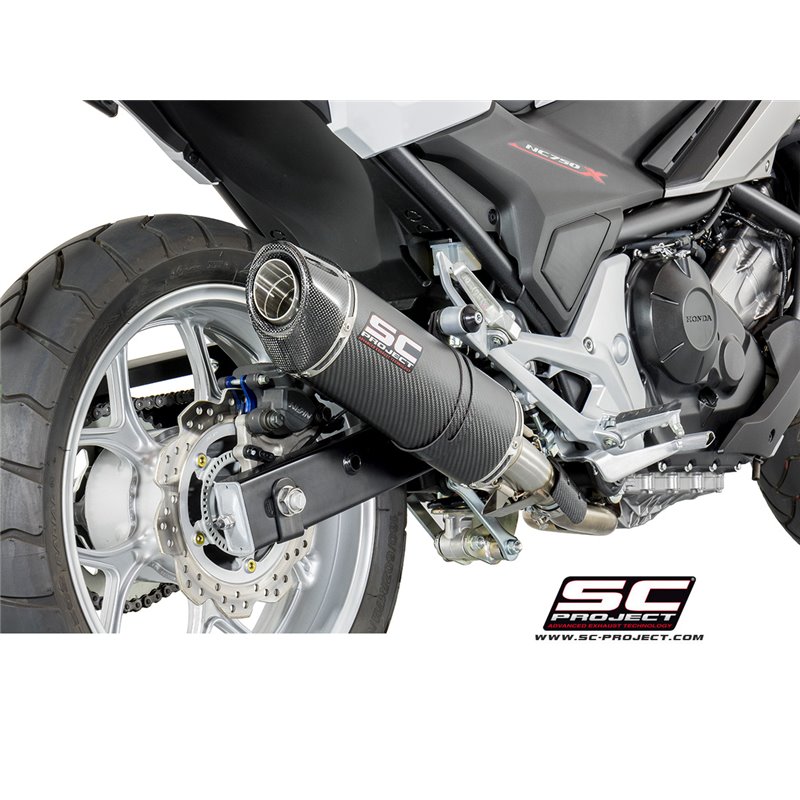 SC-Project Exhaust Oval | Carbon | Honda NC750