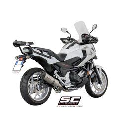 SC-Project Uitlaat Oval | Zilver | Honda NC750
