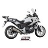 SC-Project Exhaust Oval | Silver | Honda NC750