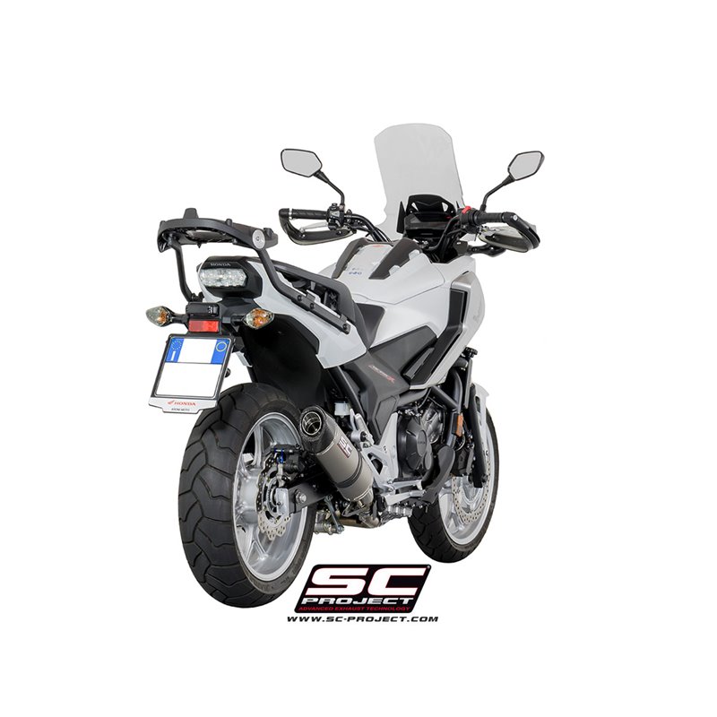 SC-Project Uitlaat Oval | Zilver | Honda NC750