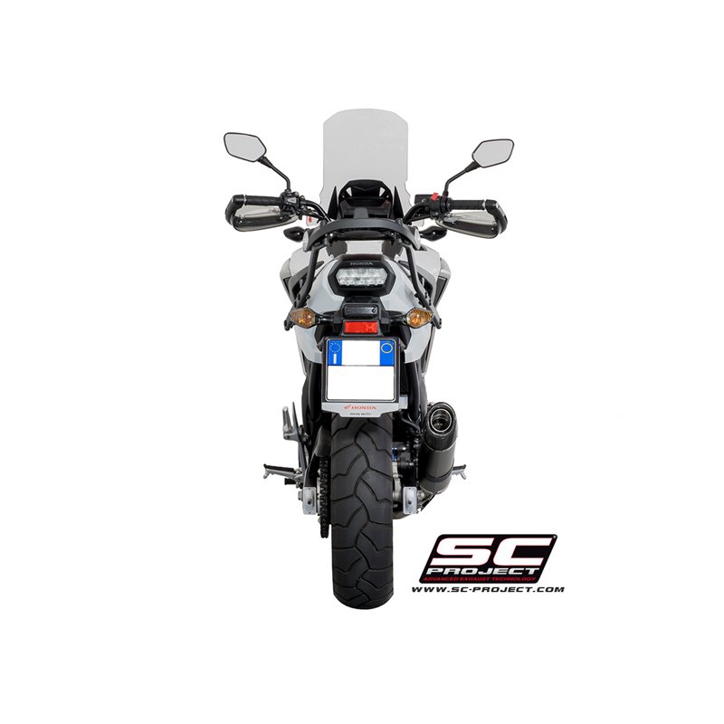 SC-Project Exhaust Oval | Silver | Honda NC750