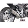 SC-Project Uitlaat Oval | Zilver | Honda NC750