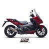 SC-Project Uitlaat Oval | Zilver | Honda 750 Integra