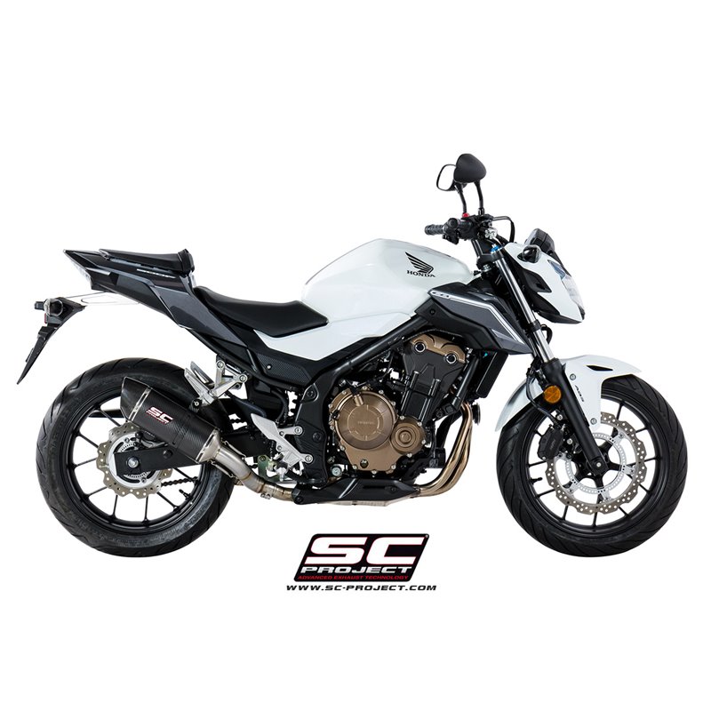 SC-Project Uitlaat Oval | Carbon | Honda CBR500R