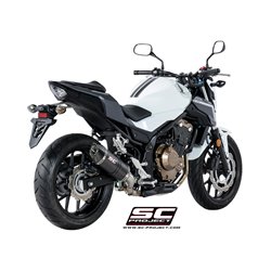 SC-Project Exhaust Oval | Carbon | Honda CBR500R