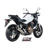 SC-Project Exhaust Conical | Silver | Honda CBR500R