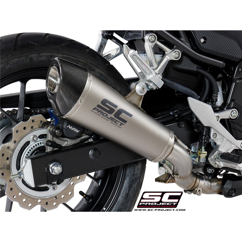 SC-Project Exhaust Conical | Silver | Honda CBR500R