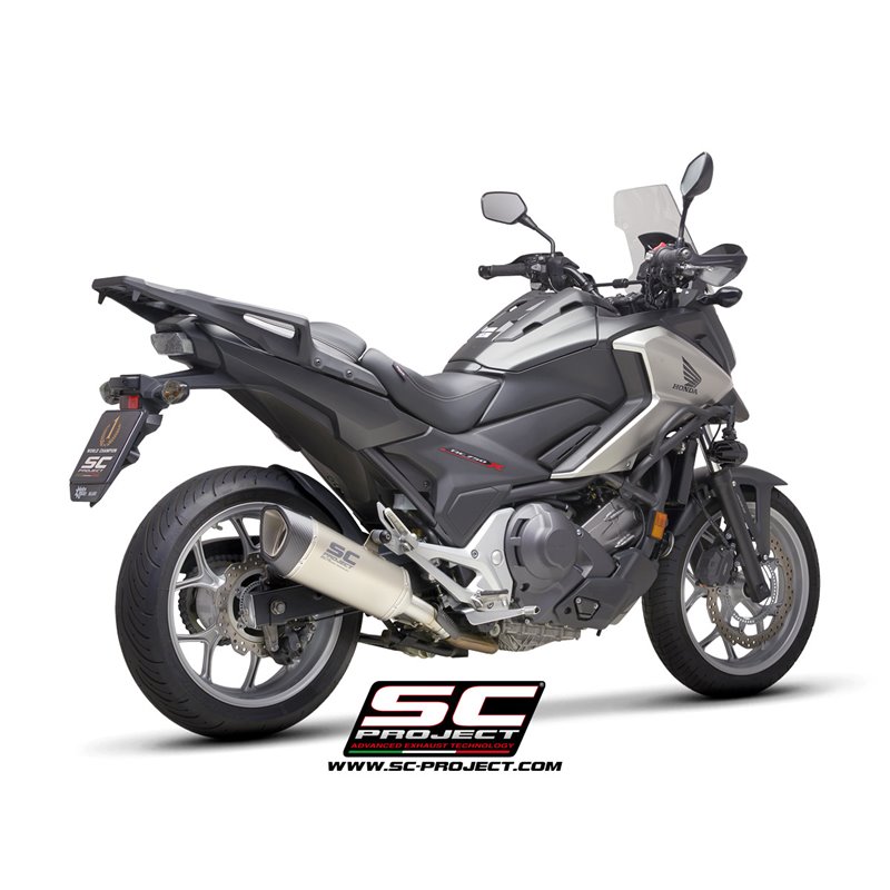 SC-Project Uitlaat SC1-R | Zilver | Honda NC750