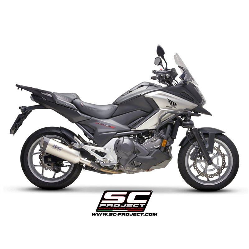 SC-Project Exhaust SC1-R | Silver | Honda NC750