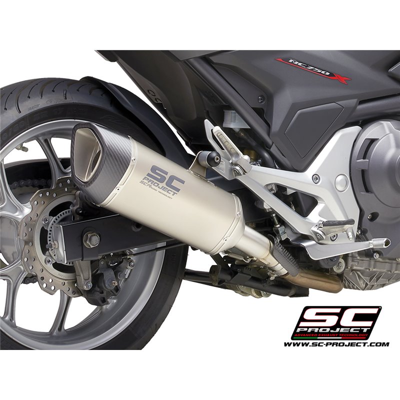 SC-Project Uitlaat SC1-R | Zilver | Honda NC750