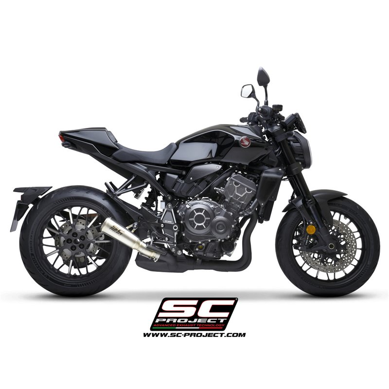 SC-Project Exhaust Conical 70s | Silver | Honda CB1000R