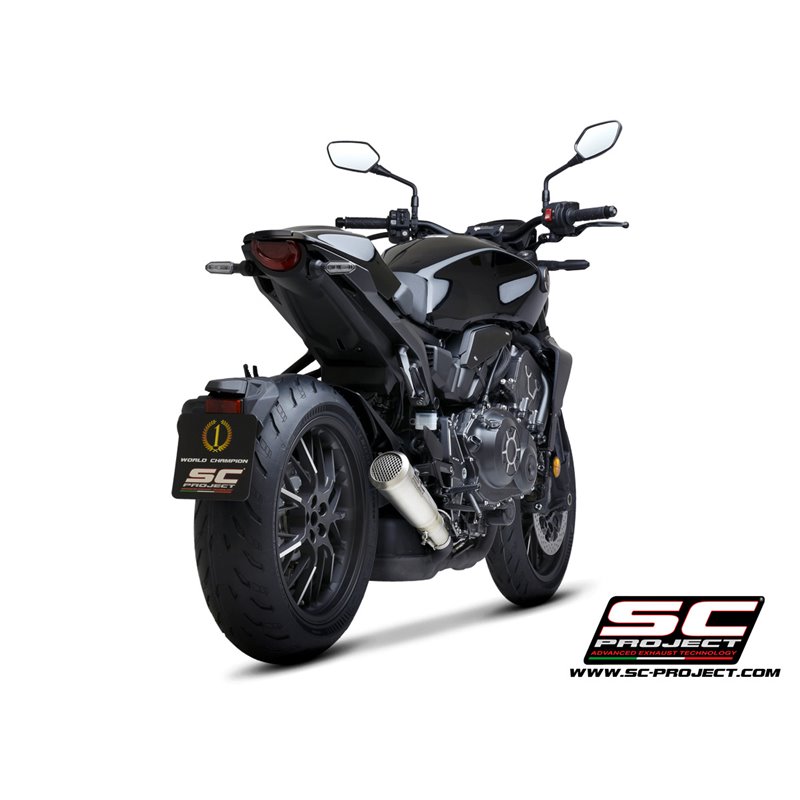 SC-Project Exhaust Conical 70s | Silver | Honda CB1000R