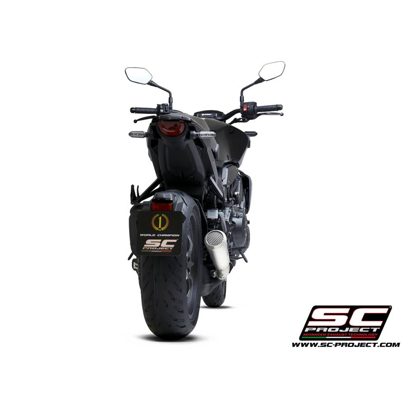 SC-Project Exhaust Conical 70s | Silver | Honda CB1000R