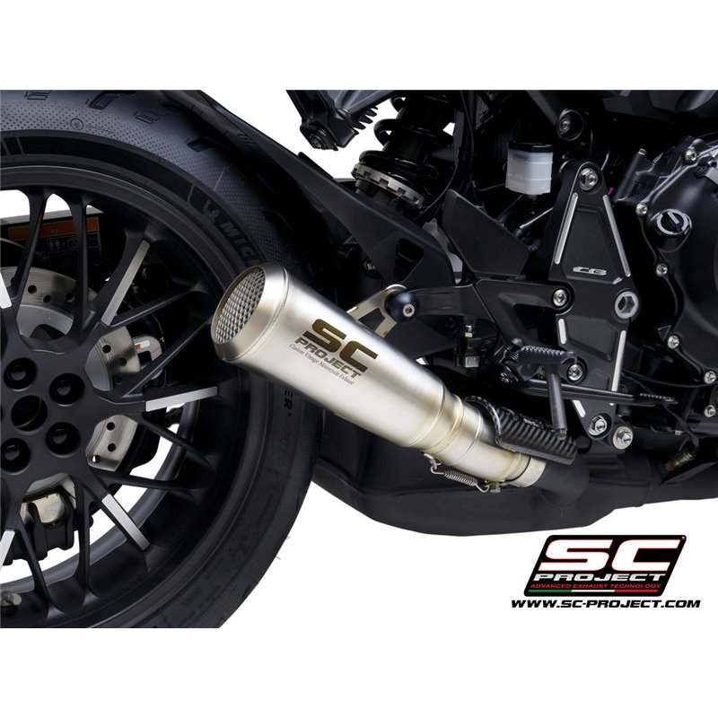 SC-Project Exhaust Conical 70s | Silver | Honda CB1000R