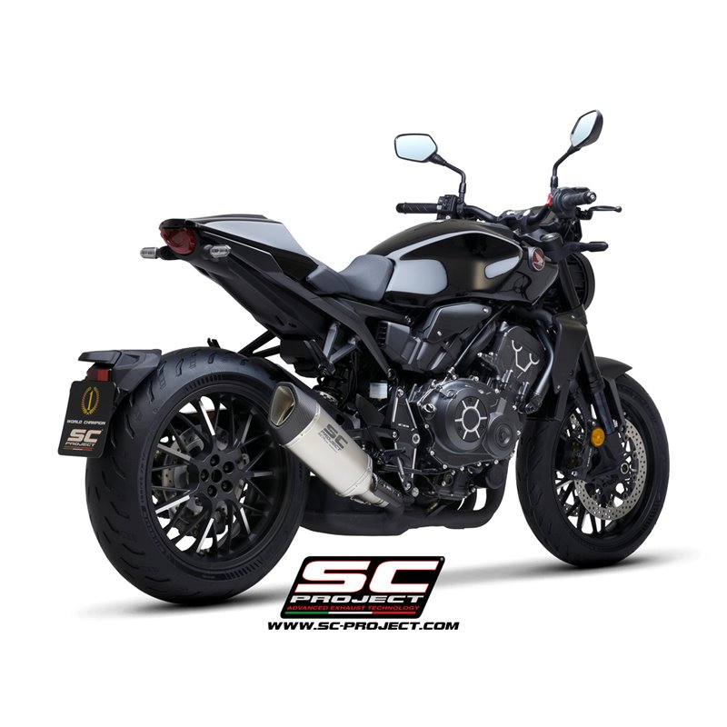 SC-Project Exhaust SC1-R | Silver | Honda CB1000R