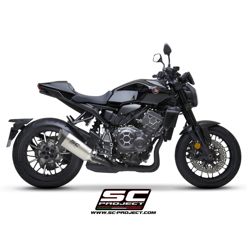 SC-Project Exhaust SC1-R | Silver | Honda CB1000R
