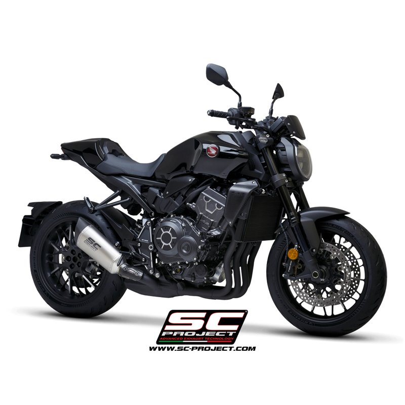 SC-Project Exhaust SC1-R | Silver | Honda CB1000R