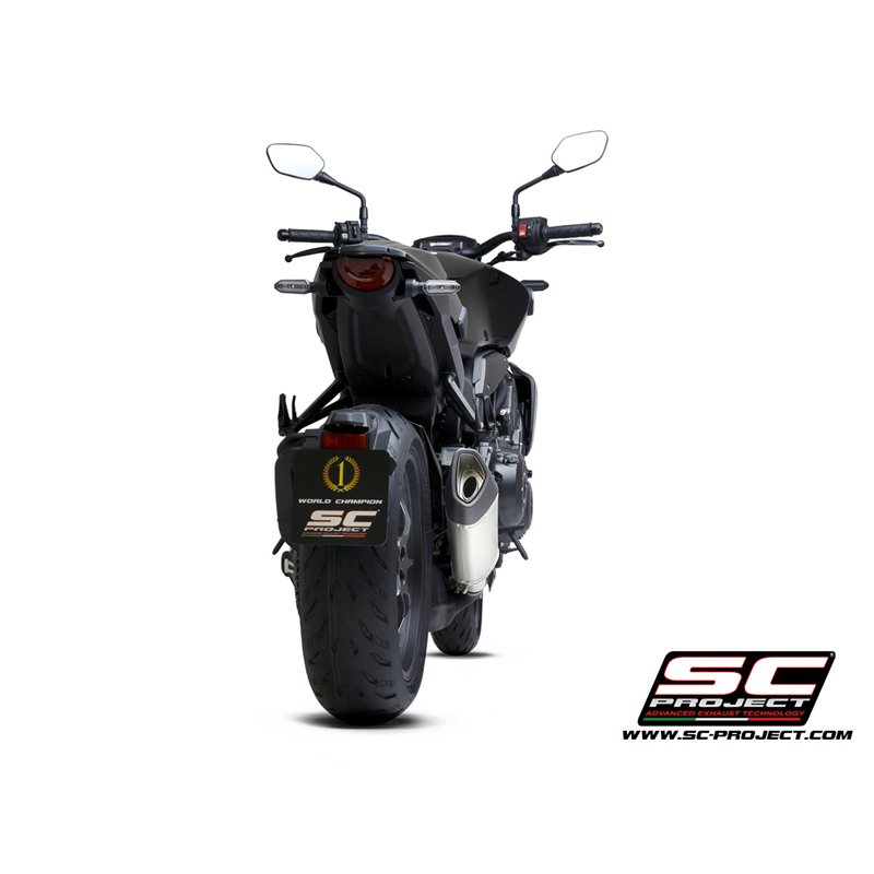 SC-Project Exhaust SC1-R | Silver | Honda CB1000R