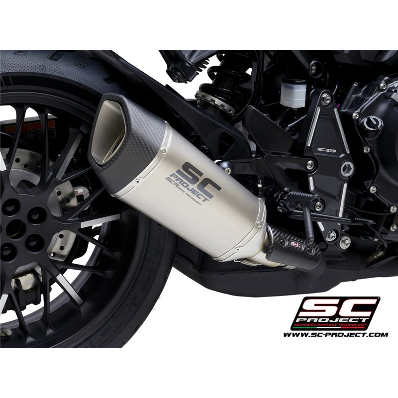 SC-Project Exhaust SC1-R | Silver | Honda CB1000R