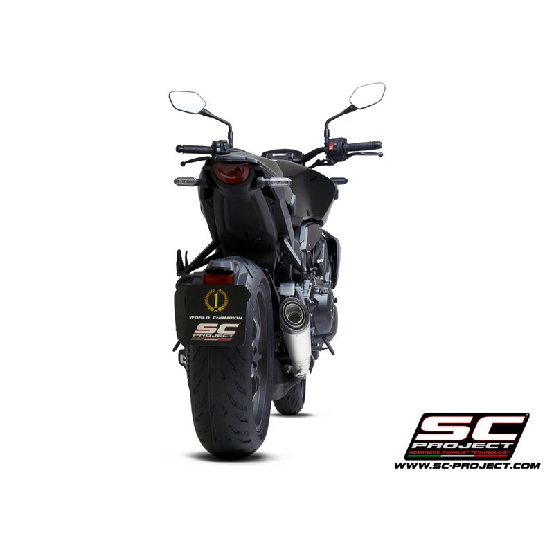 SC-Project Uitlaat S1 | Zilver | Honda CB1000R