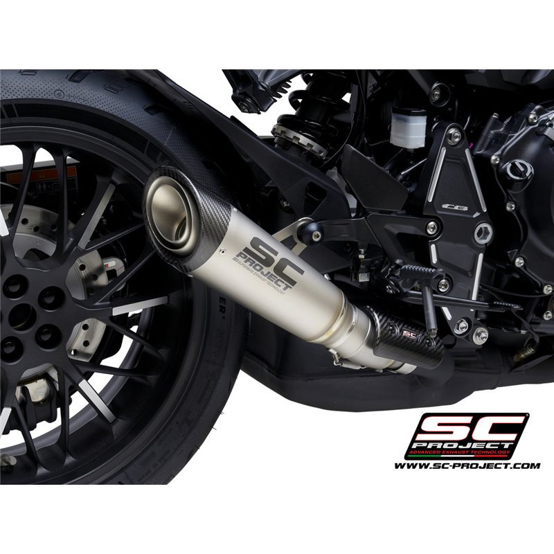 SC-Project Uitlaat S1 | Zilver | Honda CB1000R