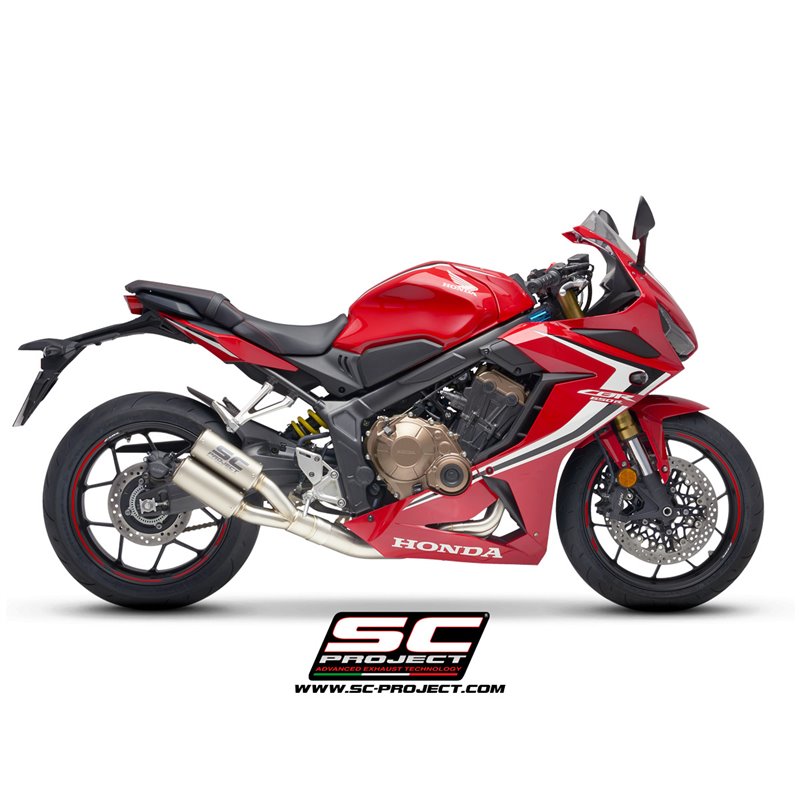 SC-Project Uitlaatsysteem 4-2-1 CR-T | Zilver | Honda CBR650R