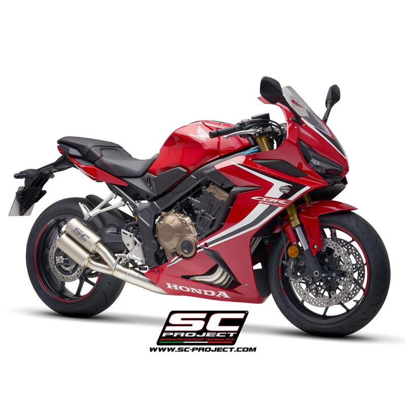 SC-Project Exhaust System 4-2-1 CR-T | Silver | Honda CBR650R