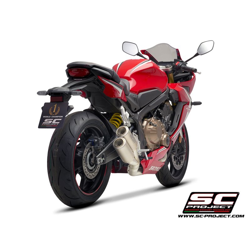 SC-Project Exhaust System 4-2-1 CR-T | Silver | Honda CBR650R