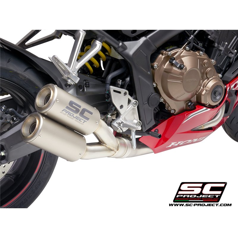 SC-Project Exhaust System 4-2-1 CR-T | Silver | Honda CBR650R
