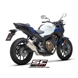 SC-Project Exhaust SC1-M | Silver | Honda CBR500R