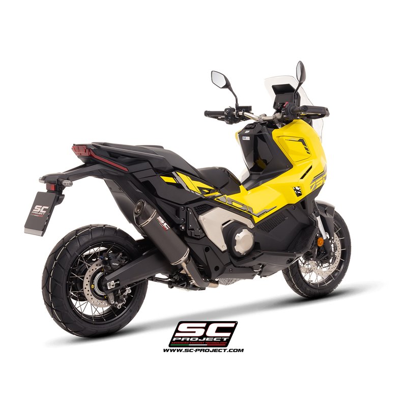 SC-Project Uitlaat Oval | Carbon | Honda 750 X-ADV