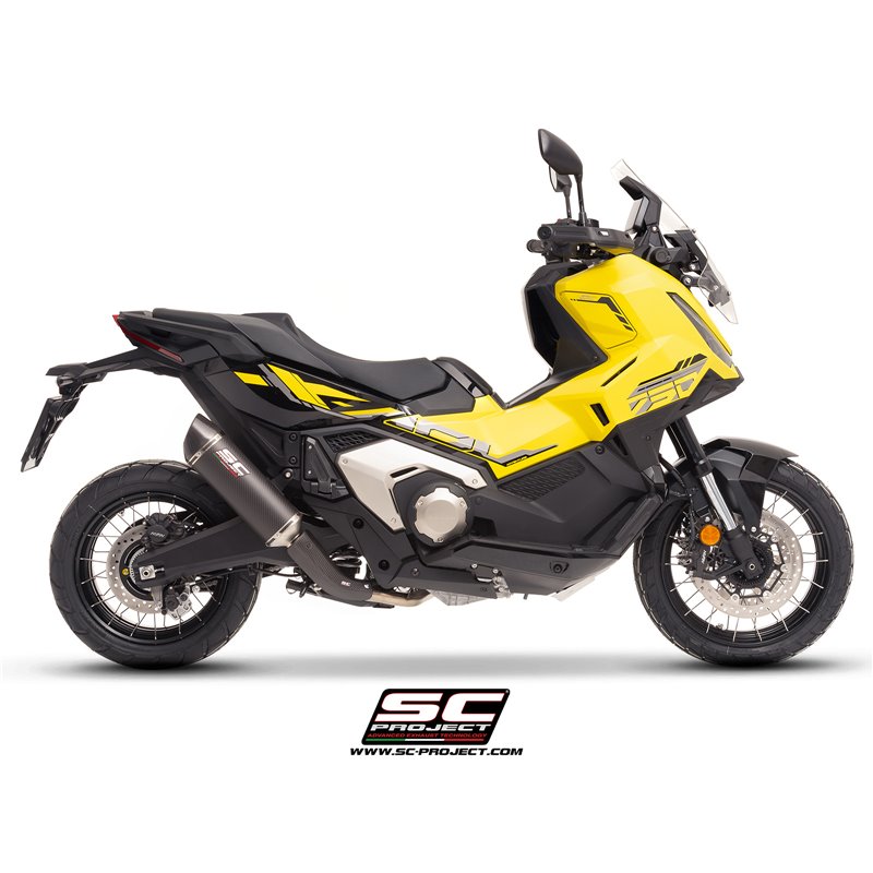 SC-Project Uitlaat Oval | Carbon | Honda 750 X-ADV