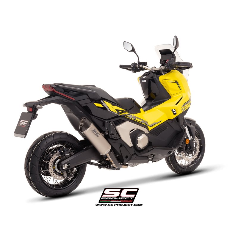 SC-Project Uitlaat Oval | Zilver | Honda 750 X-ADV