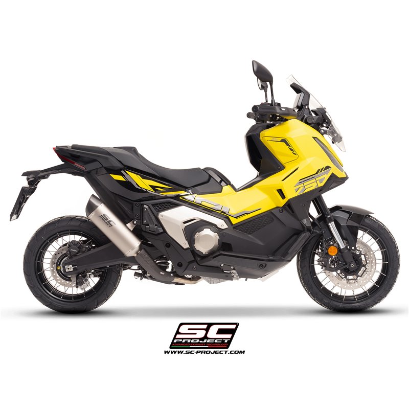 SC-Project Uitlaat Oval | Zilver | Honda 750 X-ADV