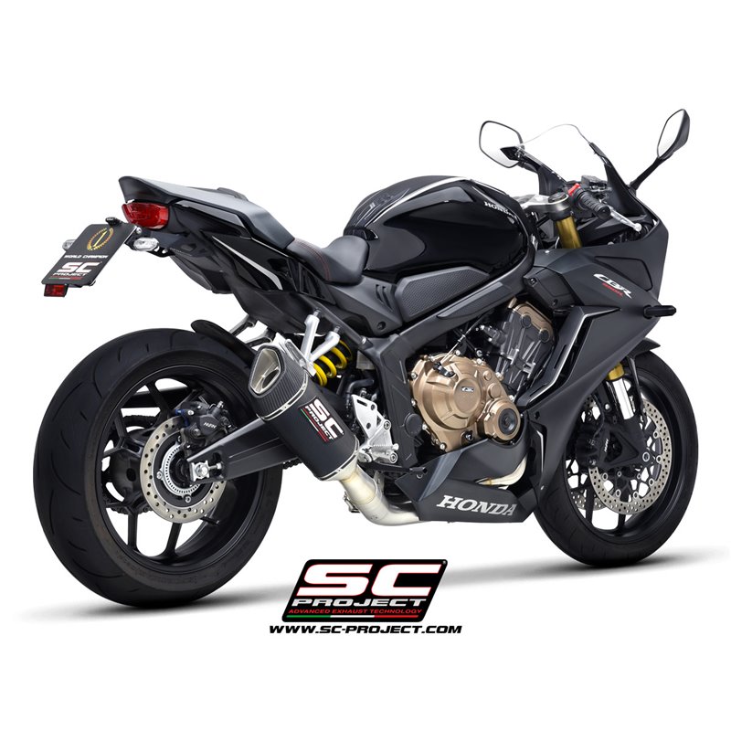SC-Project Exhaust System 4-1 SC1-R | Carbon | Honda CBR650R