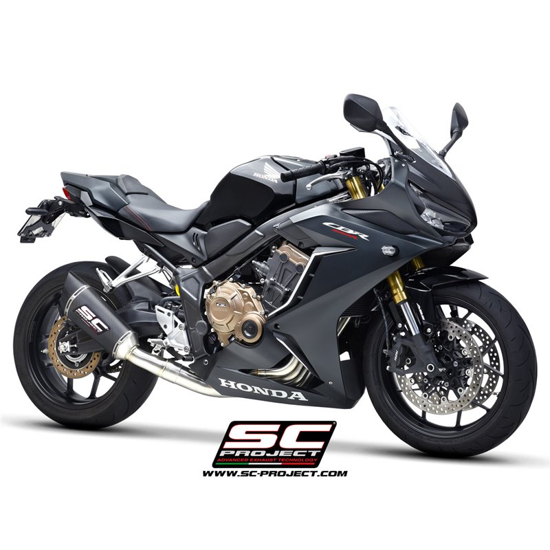 SC-Project Exhaust System 4-1 SC1-R | Carbon | Honda CBR650R