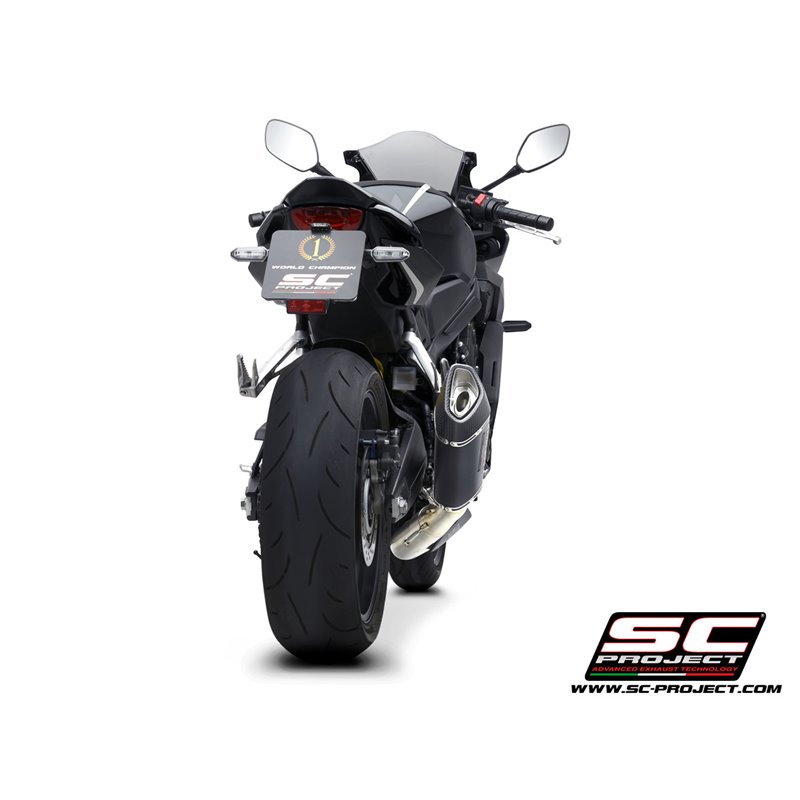 SC-Project Exhaust System 4-1 SC1-R | Carbon | Honda CBR650R