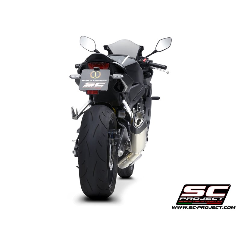 SC-Project Exhaust System 4-1 SC1-R | Silver | Honda CBR650R