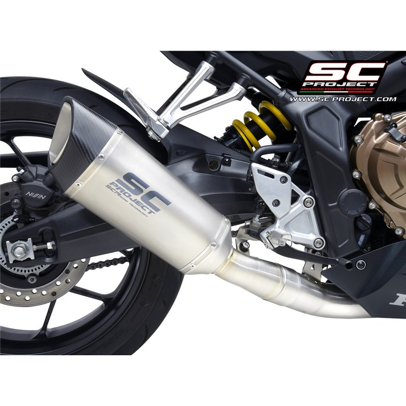 SC-Project Exhaust System 4-1 SC1-R | Silver | Honda CBR650R
