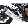 SC-Project Exhaust System 4-1 SC1-R | Silver | Honda CBR650R
