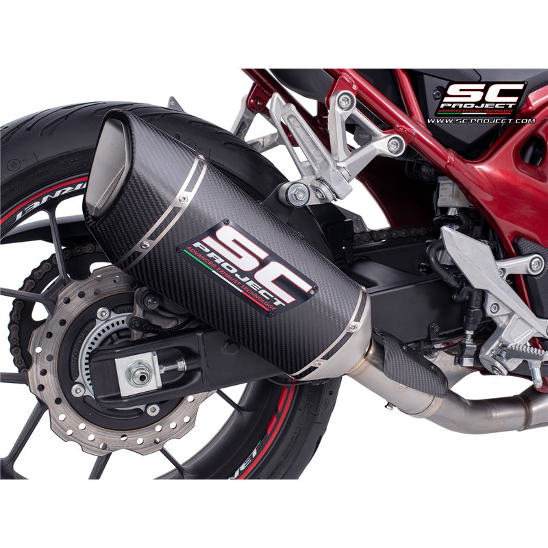 SC-Project Exhaust SC1-R | Carbon | Honda CB750 Hornet