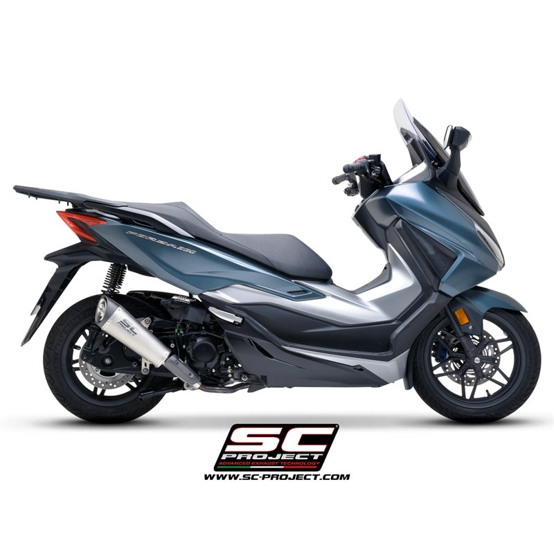 SC-Project Uitlaat S2 | Zilver | Honda 350 Forza