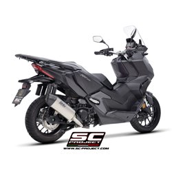 SC-Project Exhaust X-Plorer II GT | Silver | Honda ADV350