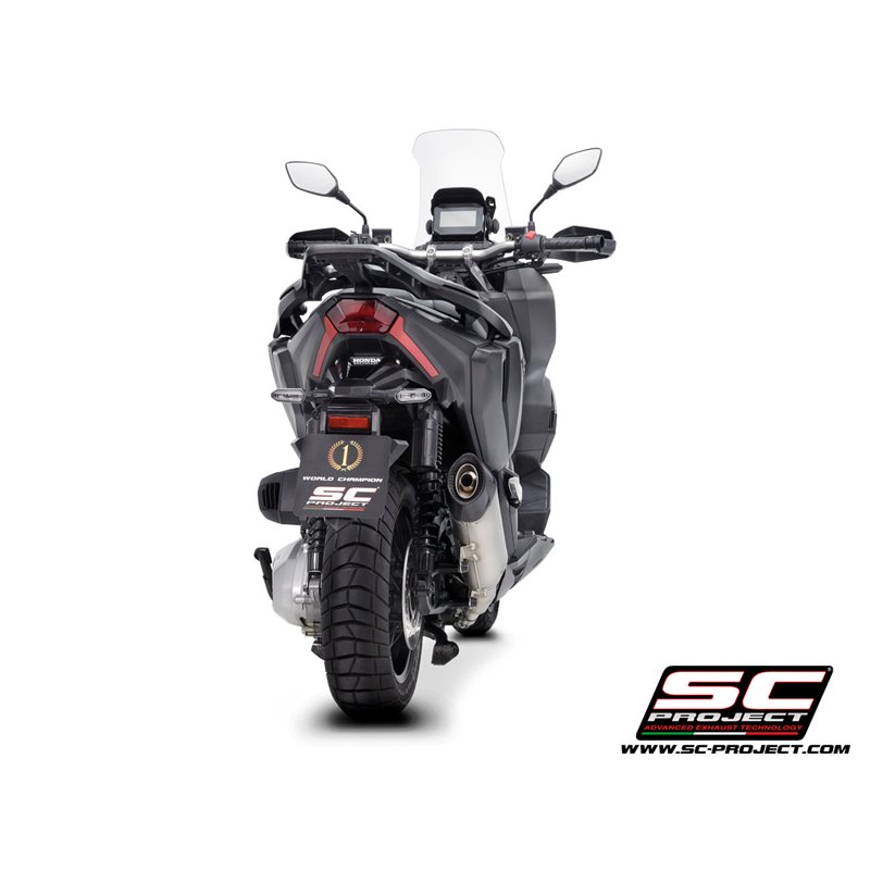 SC-Project Exhaust X-Plorer II GT | Silver | Honda ADV350