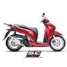 SC-Project Exhaust X-Plorer II GT | Silver | Honda SH350I