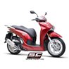 SC-Project Exhaust X-Plorer II GT | Silver | Honda SH350I